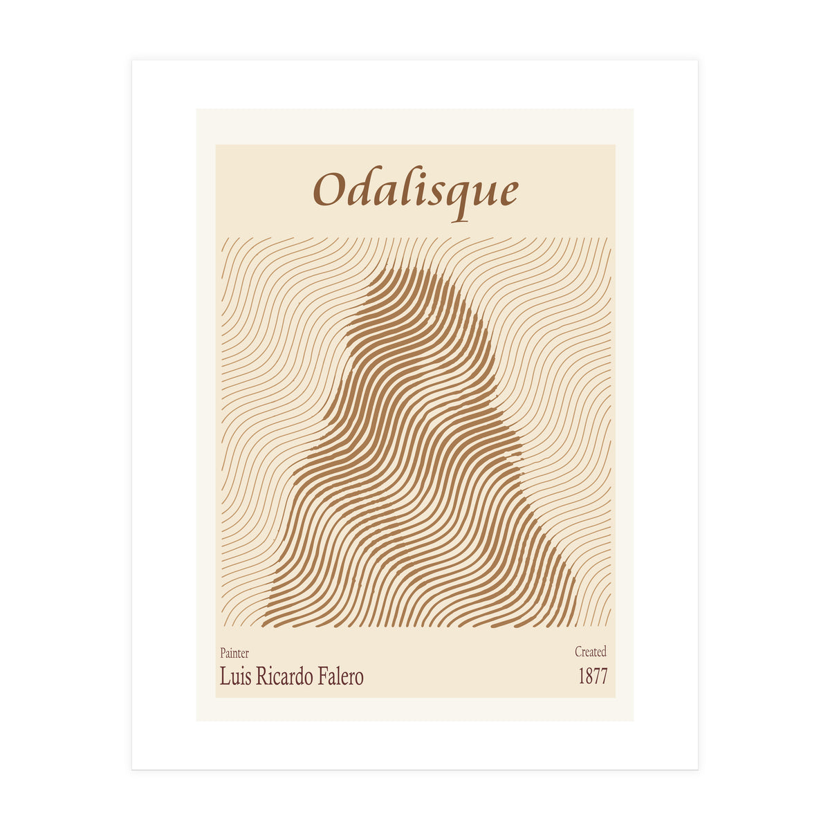 Odalisque (1877) – Luis Ricardo Falero (spanish, 1851 – 1896) (Print Only)