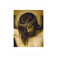 Crucified Christ (detail of the head). Cristo crucificado. Madrid, Prado museum. (Print Only)