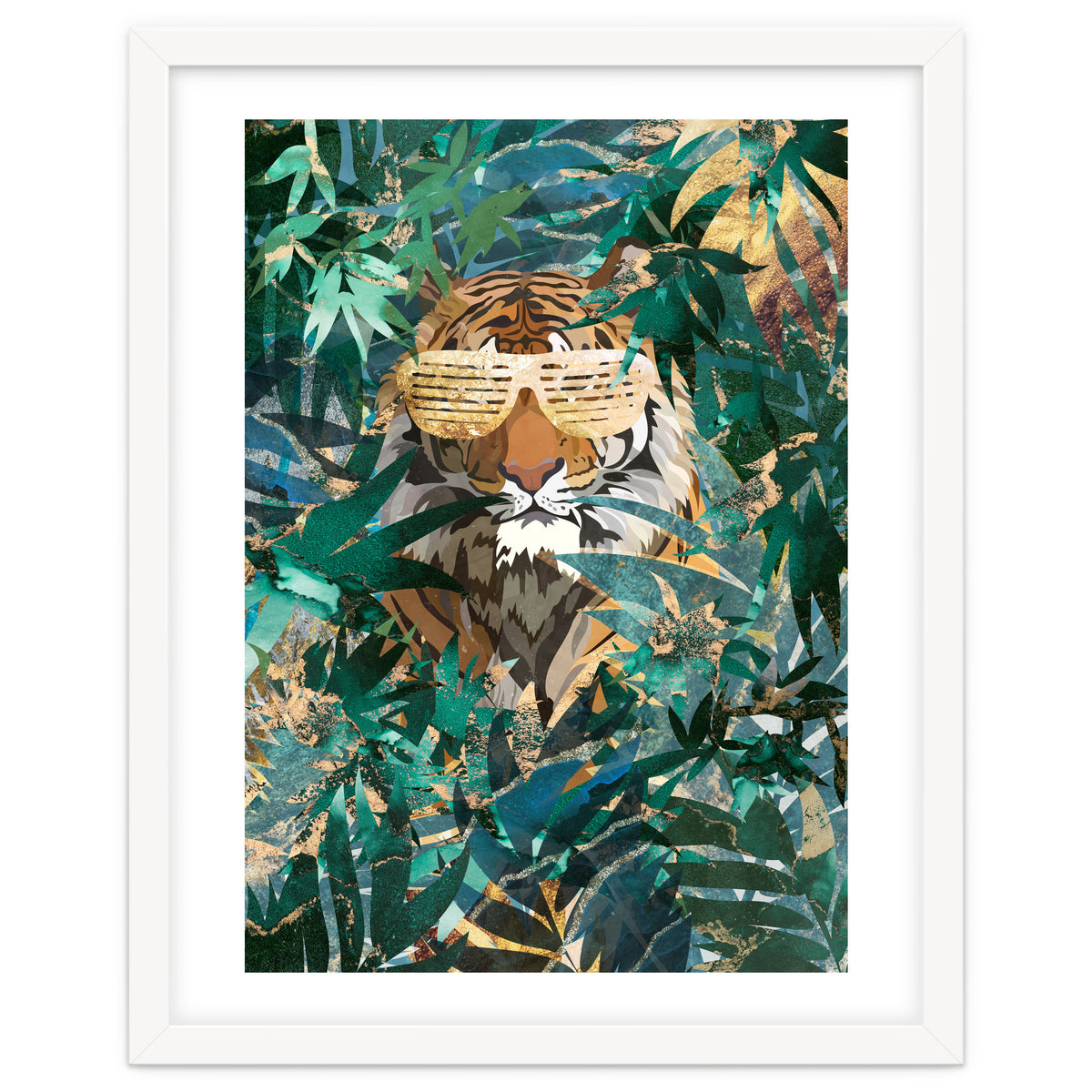 Hip hop tiger in the jungle