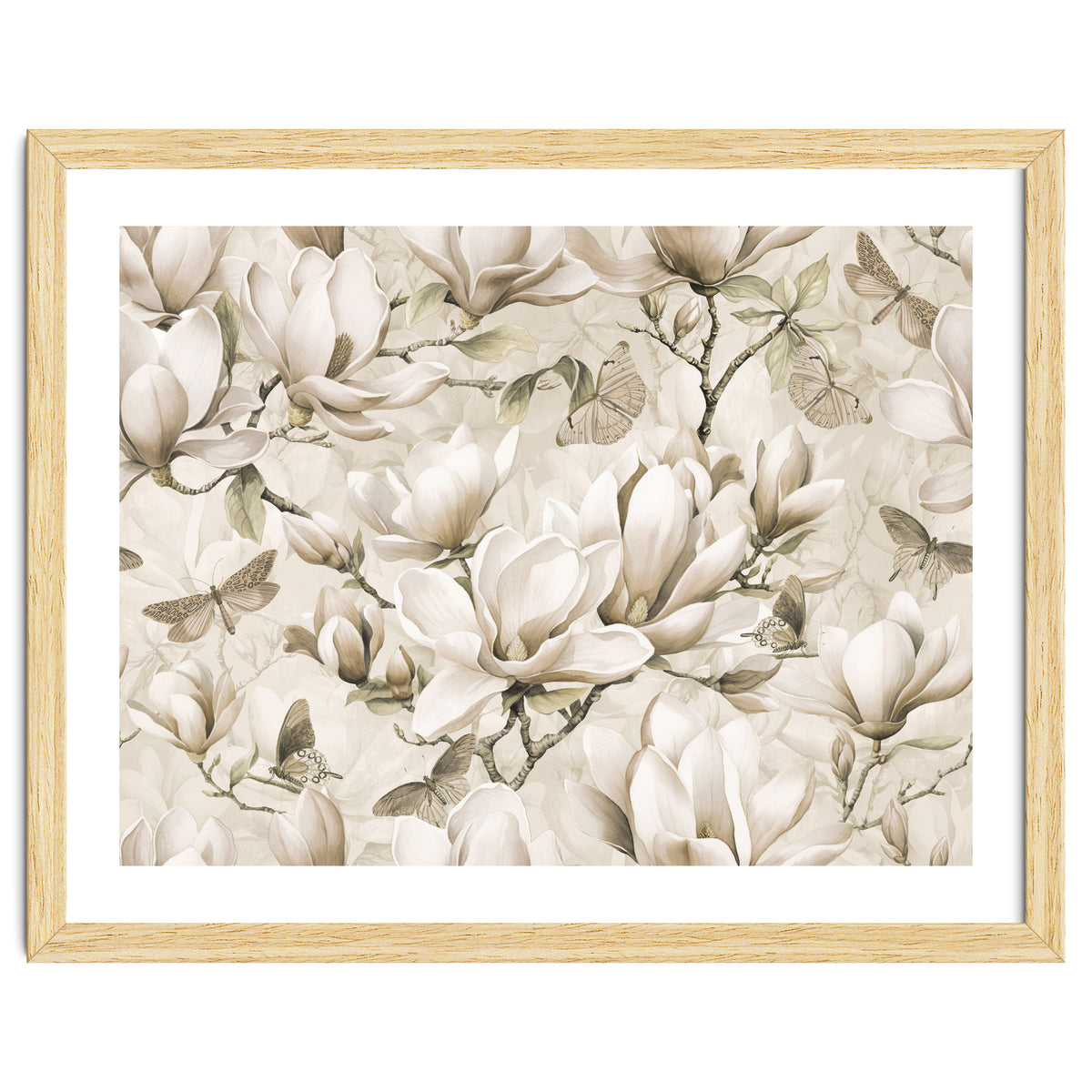 Magnolia And Butterfly Cream