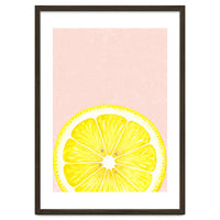 Lemon Slice, Fresh Citrus Kitchen Summer Art