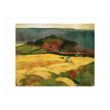 Paul Gauguin / 'Seaside Harvest', 1890, Oil on canvas, 92 × 73 cm. (Print Only) thumbnail