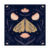 Moth And Flowers  (Print Only) thumbnail