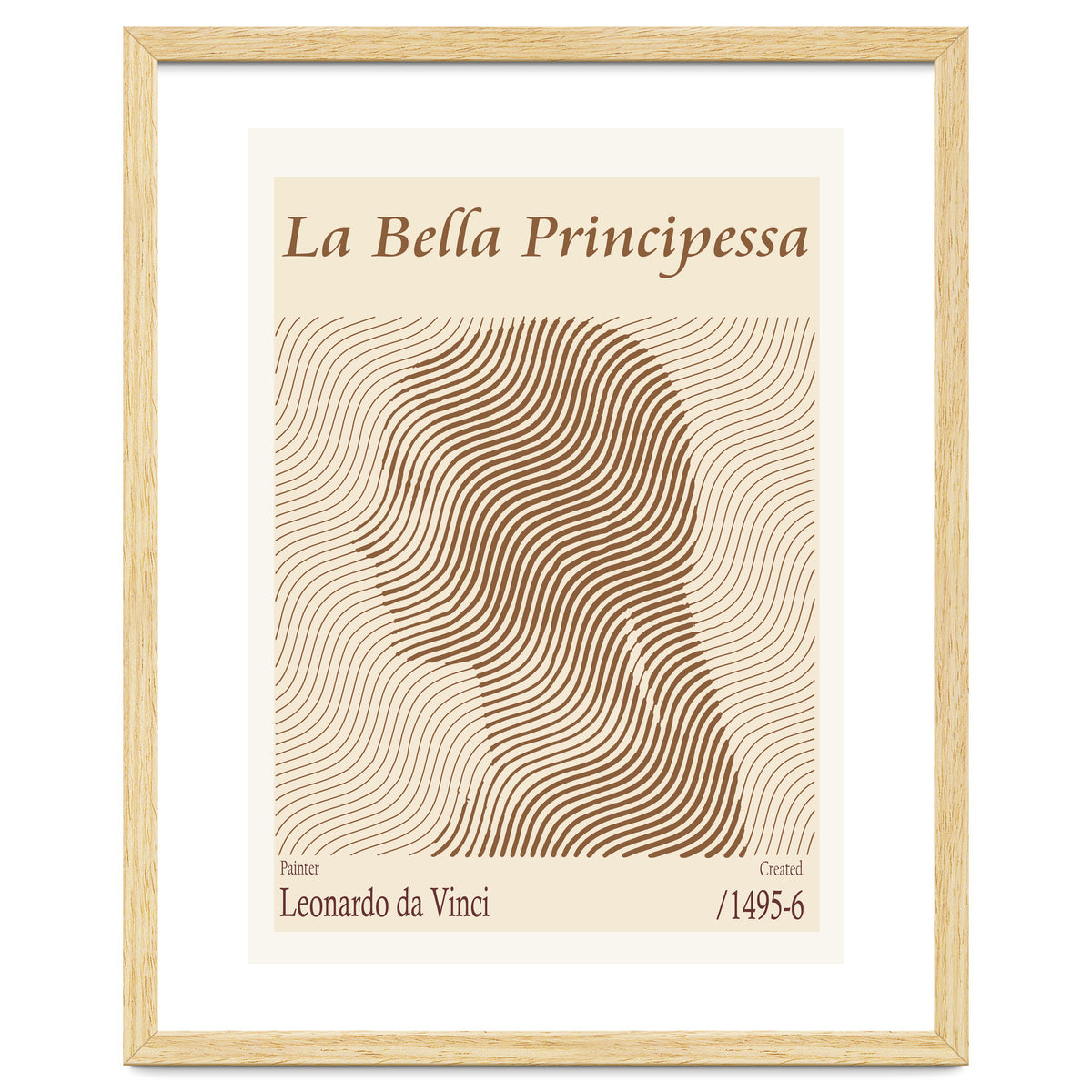 La Bella Principessa – Leonardo Da Vinci (1495 6)