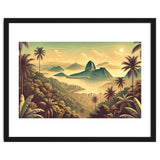 Vintage Brazil, Rio De Janeiro Tropics Poster thumbnail