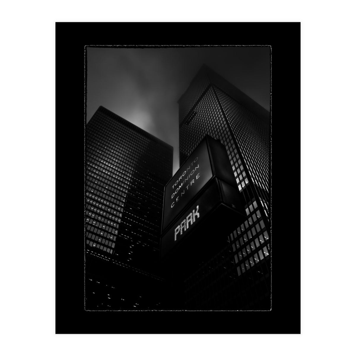 Downtown Fogfest No 16 with Border (Print Only)