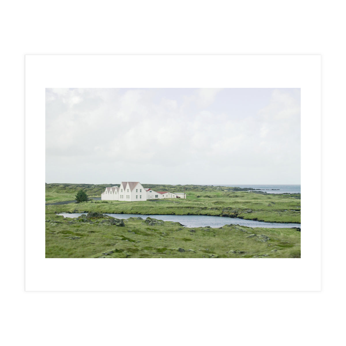 House in the green field - Iceland (Print Only)