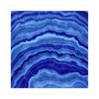 Blue Agate Texture 02 (Print Only)