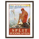 Split, Swimmer on a Rocky Coast thumbnail