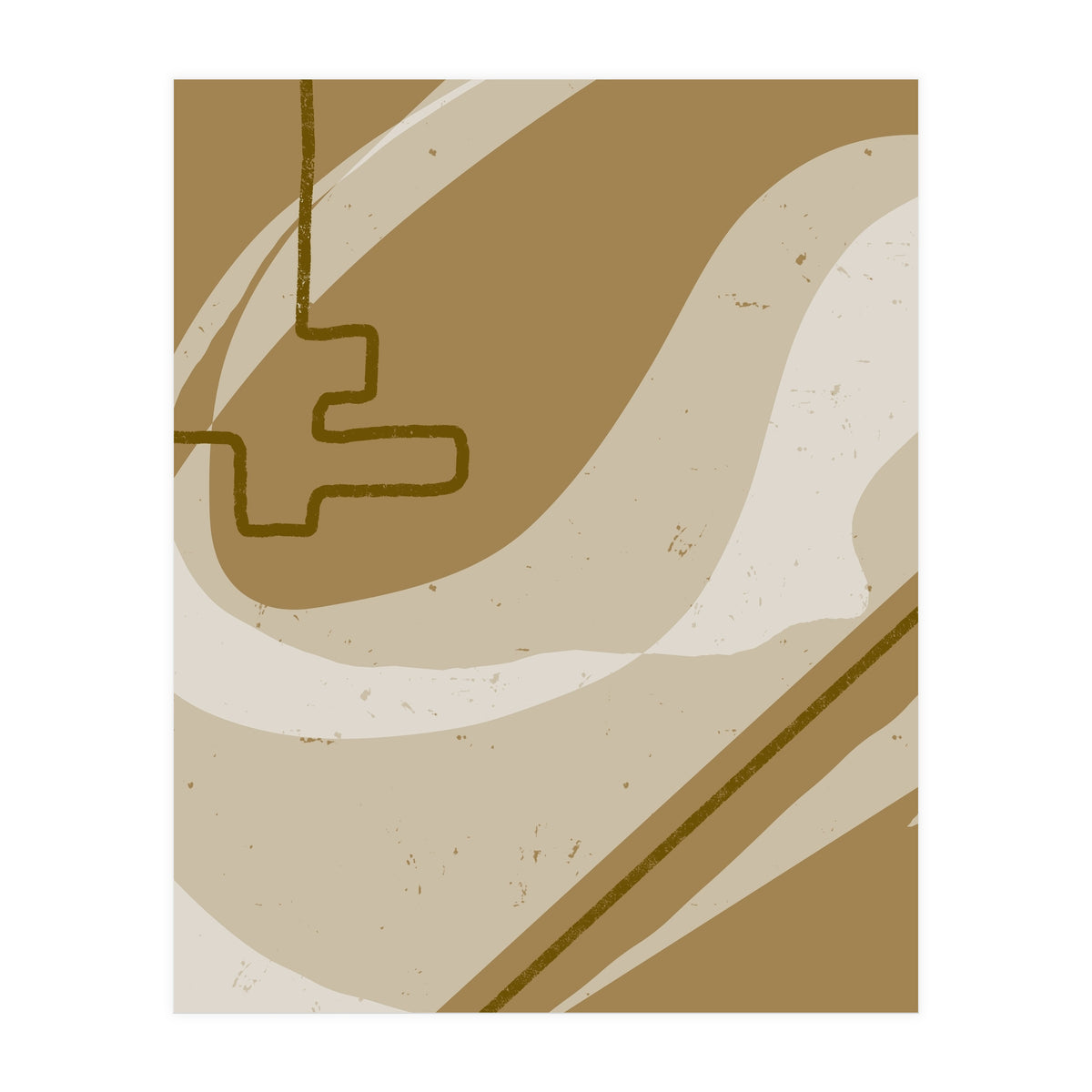 Harmony of Earth and Lines (Print Only)