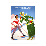 Skiing in Switzerland (Print Only) thumbnail