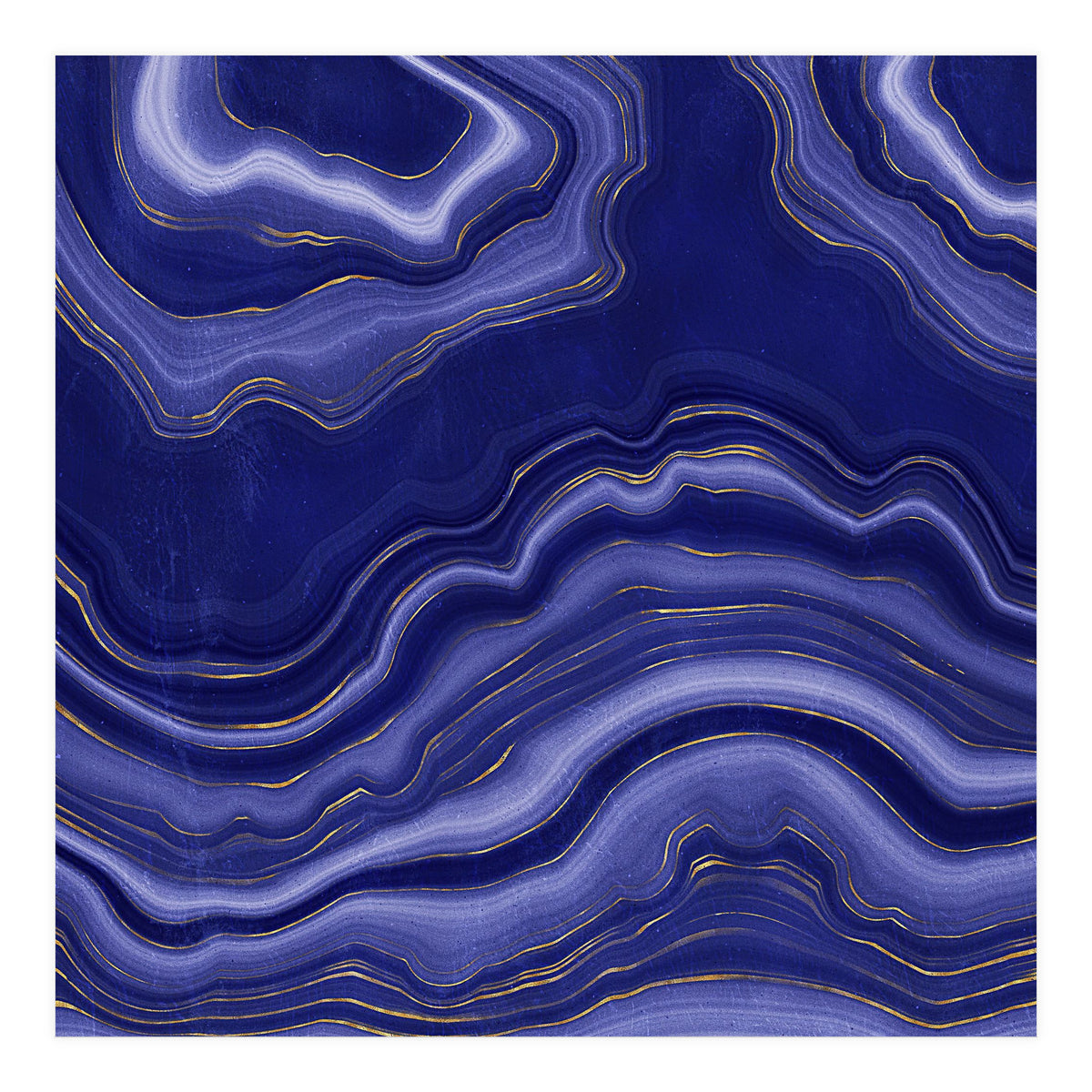 Blue Agate Texture 06 (Print Only)