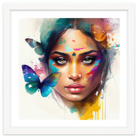 Holi Glow Hindu Portrait