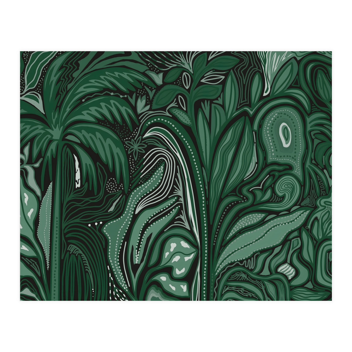 Noctiverdis magnifolia arcana tropical green (Print Only)