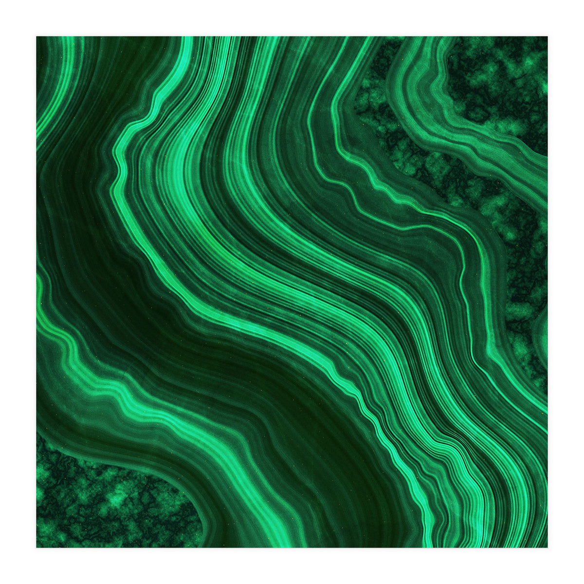 Malachite Texture 08 (Print Only)