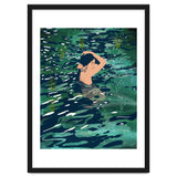 The Birth Of A Lake, Wild Nature Landscape Painting, Bohemian Woman Free Spirit thumbnail