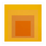 JOSEF ALBERS - HOMAGE TO THE SQUARE YELLOW ORANGE 2. HIGH RESOLUTION (Print Only) thumbnail