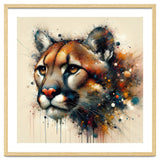 Watercolor Cougar Portrait thumbnail