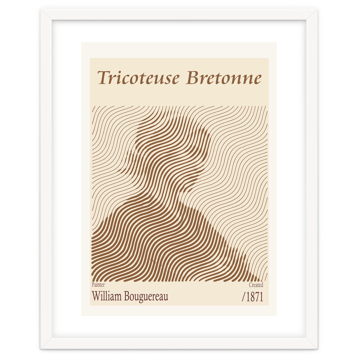 Tricoteuse Bretonne William Bouguereau (1871)