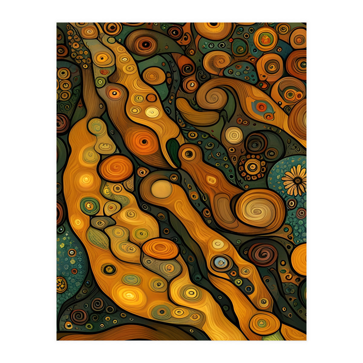 Artificial Masterworks - Klimt van Gogh (Print Only)