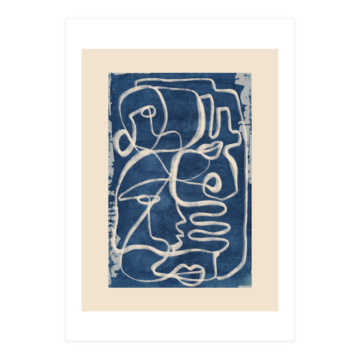 Bound By Line (indigo) (Print Only)