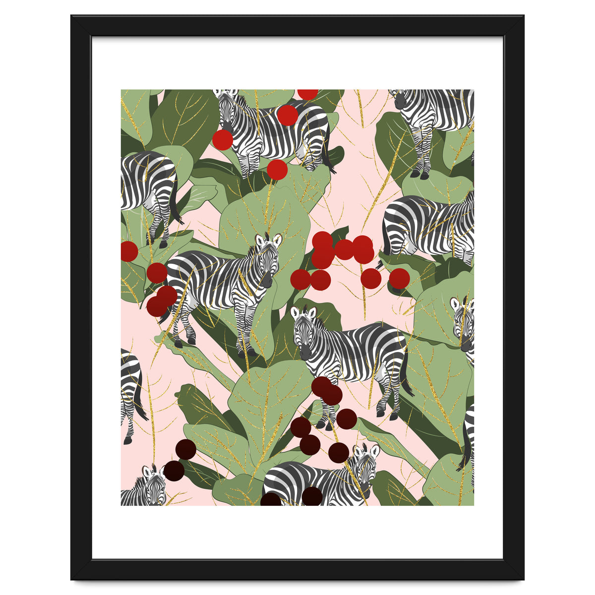 Zebra Harem #society6 #decor #buyart