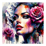 Rose Mantilla Flamenco Portrait (Print Only) thumbnail