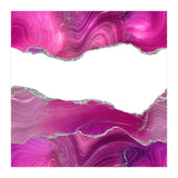 Magenta & Silver Agate Texture 08  (Print Only) thumbnail