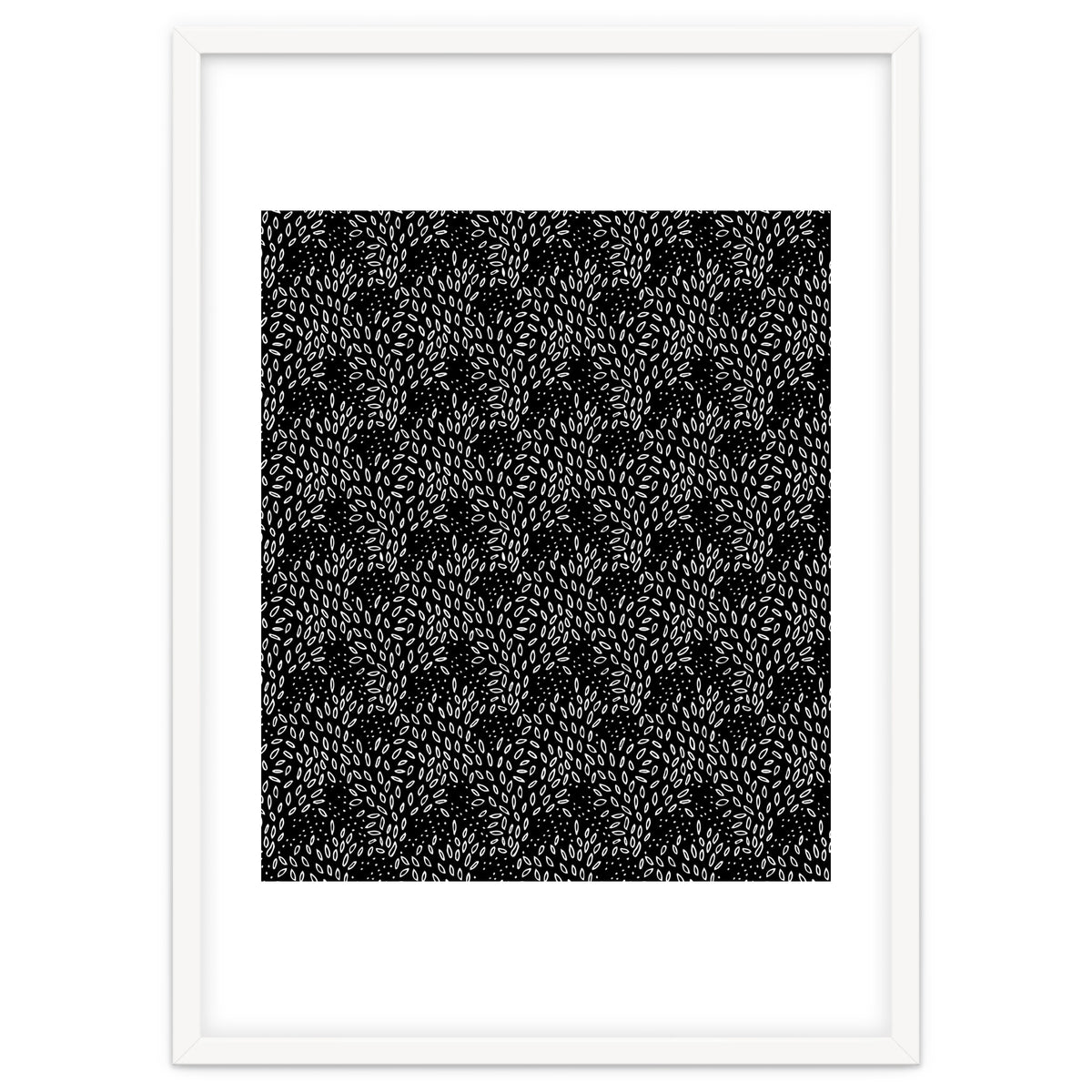 Black Floral Pattern