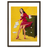 Pinup Girl In Office Accident thumbnail