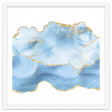 Blue & Gold Glitter Agate Texture 05 thumbnail