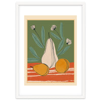 Abstract Pear Still Life