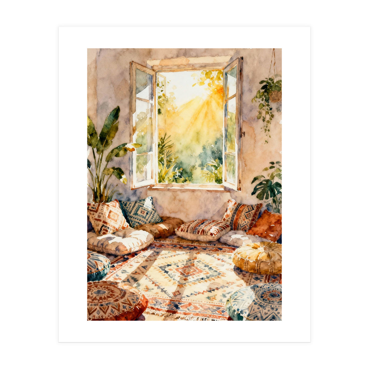 Matisse Inspired Livingroom (Print Only)