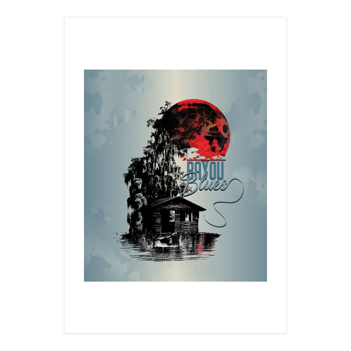 Bayou Blues Swamp (Print Only)