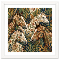 Equestrian Floral Harmony
