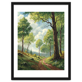 Vibrant Summer Forest Landscape Painting thumbnail