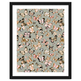 Flying Butterflies Gold Beige thumbnail