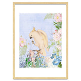 White Cockatoo In Flower Jungle thumbnail