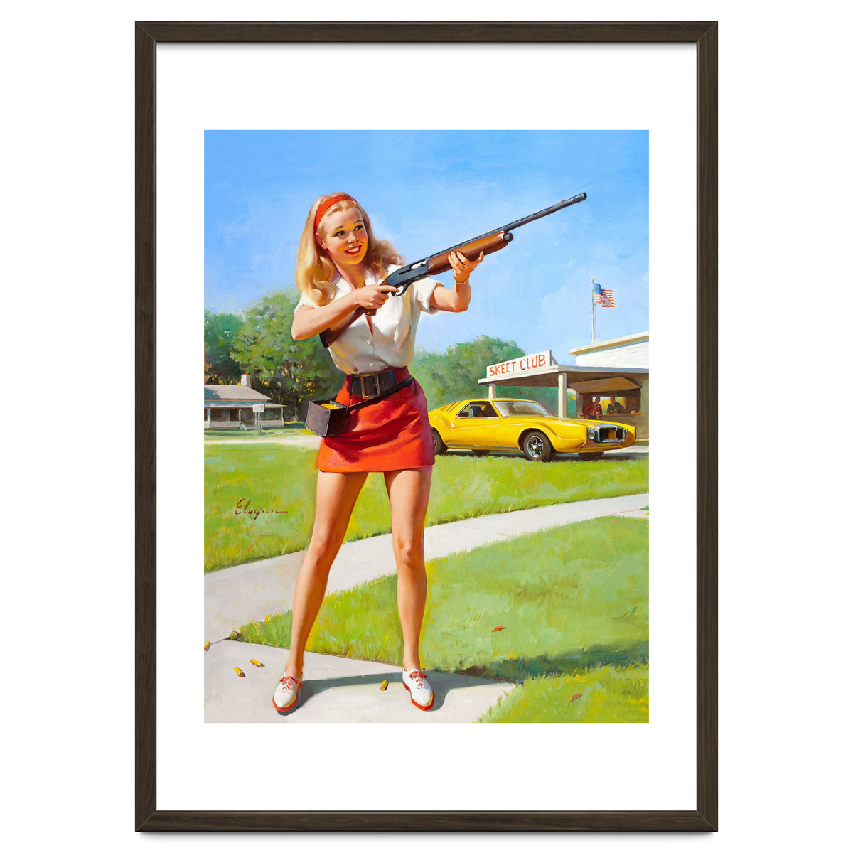 Pinup Shooting Girl