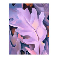 Georgia O’Keeffe – Purple Leaves (1922) | Elegant Botanical Modernist Composition in Rich Violet Tones (Print Only)