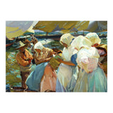 Joaquín Sorolla / 'Women of Valencia at the Beach', 1915, Oil on canvas, 93 x 126 cm. (Print Only) thumbnail