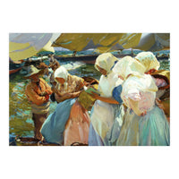Joaquín Sorolla / 'Women of Valencia at the Beach', 1915, Oil on canvas, 93 x 126 cm. (Print Only)