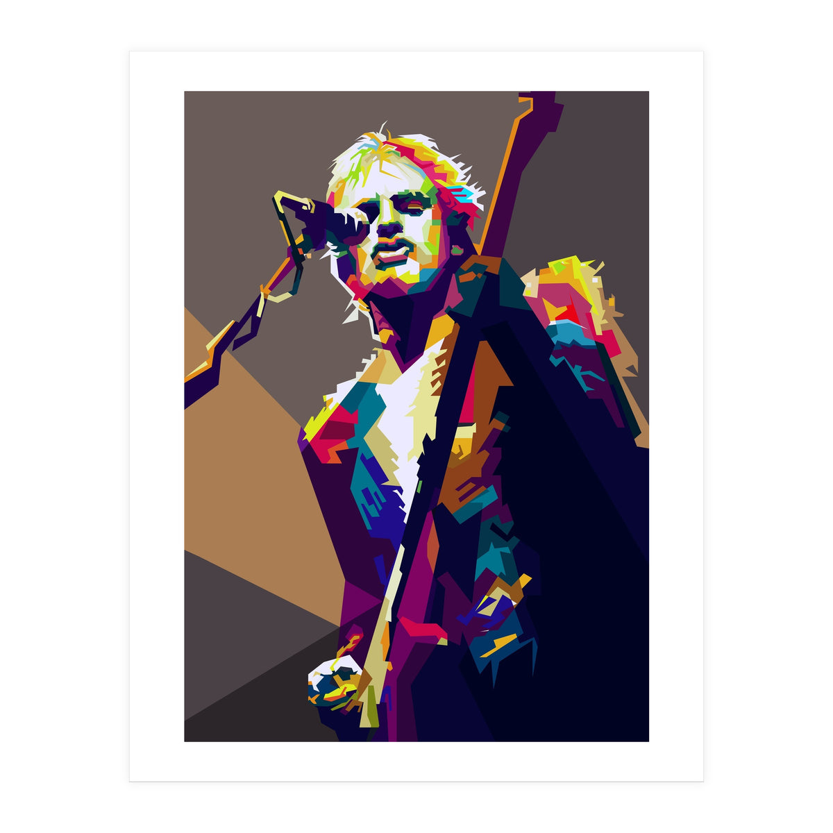Sting The Police Pop Art WPAP (Print Only)