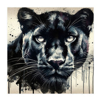 Watercolor Panther (Print Only)