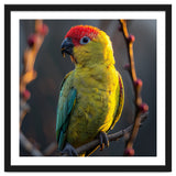 Close Up Of A Colorful Jenday Conure thumbnail