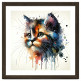 Colorful Kitten Portrait thumbnail