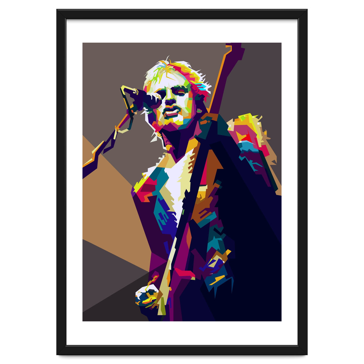 Sting The Police Pop Art WPAP