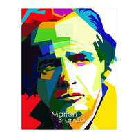 Marlon Brando Hollywood Legend Pop Art WPAP (Print Only)