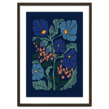 Klimt Flower Dark Blue thumbnail