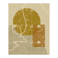 Geometric Composition with an Organic Touch (Print Only)